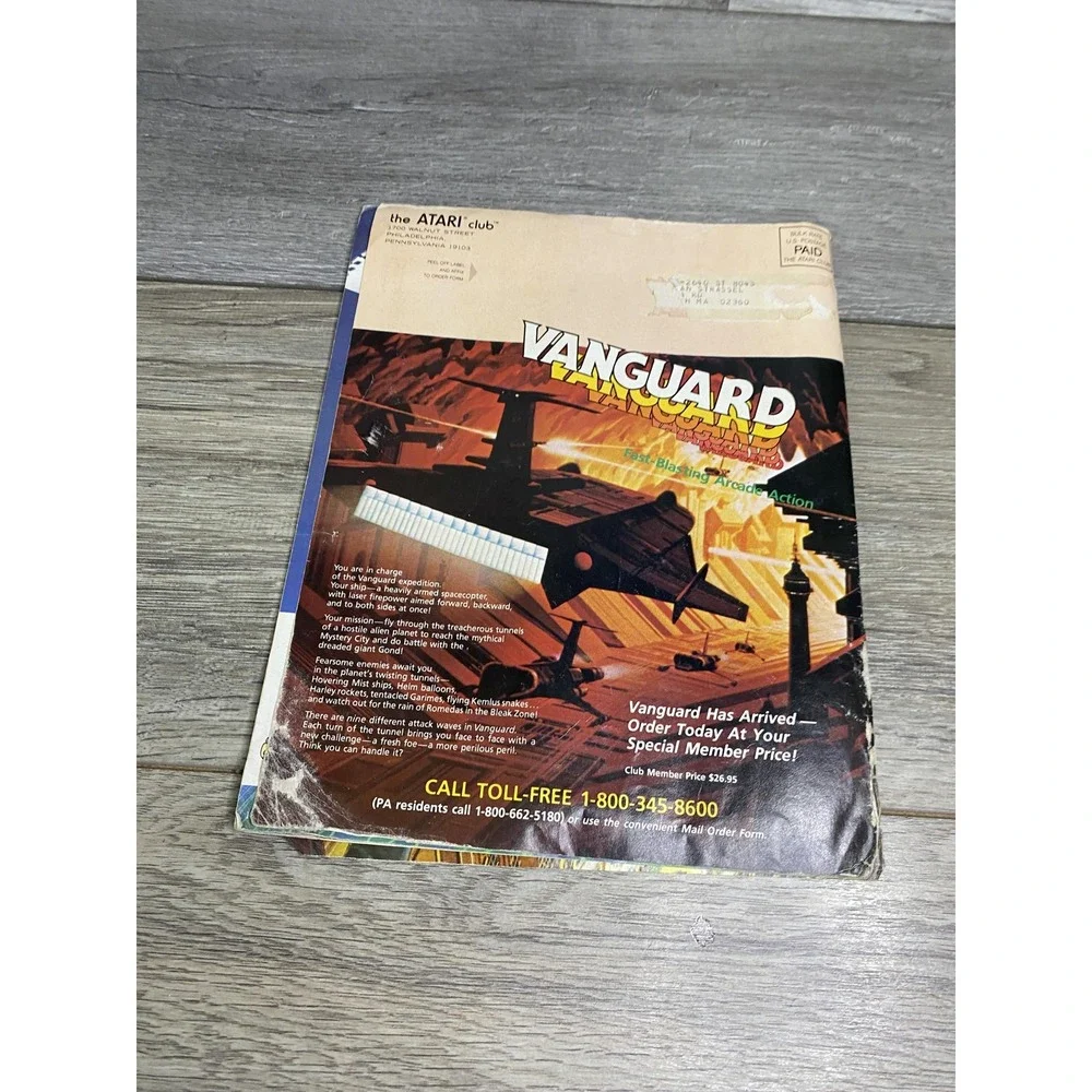Vintage Atari Age Magazine Jan Feb 1983 Crazy Climber Atari Club Video Game‎